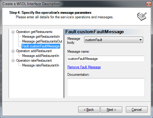 Fault Message Properties